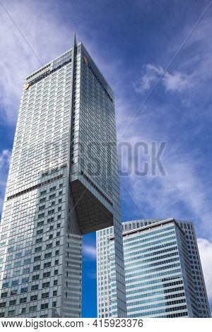 Warsaw, Poland, September 20: Modern Architecture In Warsaw Downtown On September 20, 2013 In Warsaw