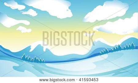 Illustrazione di un circostante freezy