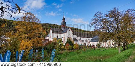 Monastery Ebersbach In Autumn