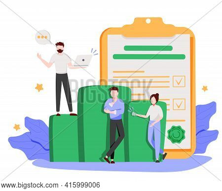 Management System Abstract Concept Vector Illustration. Business Hierarchy, Bottleneck Analysis, Dec