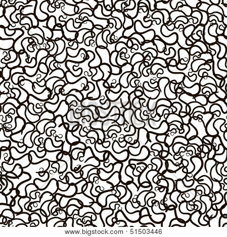 Seamless waves texture pattern, vector background