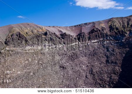 Crater Of Vesuvius