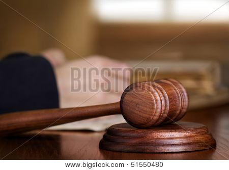 Gavel & judge 