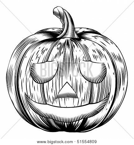 Vintage Halloween Pumpkin