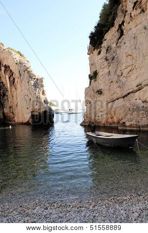 Stiniva Bay In Vis Island