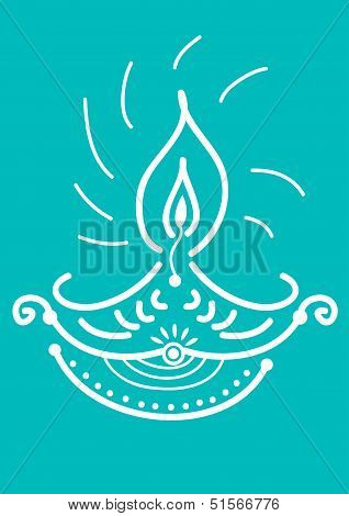 Diwali Candle Light