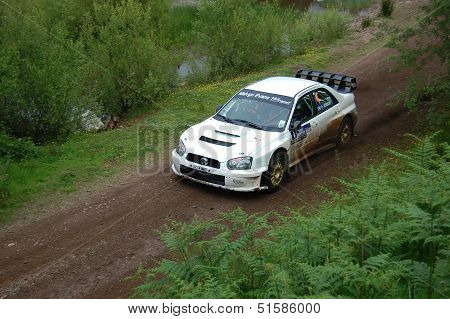 RSAC muddy Subaru