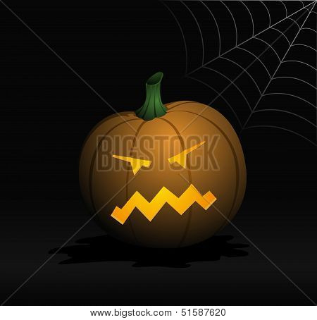 Jack-O-Lantern halloween pumpkin