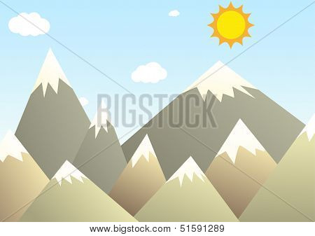 Mountain illustration
