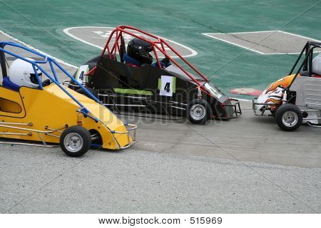 Course de karting (focus sur le centre de karting)