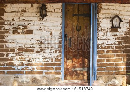Adobe Wall Vintage Door