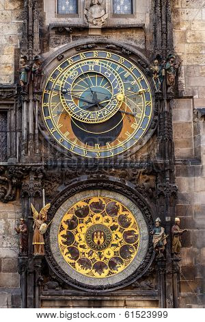 The Prague Astronomical Clock, Or Prague Orloj
