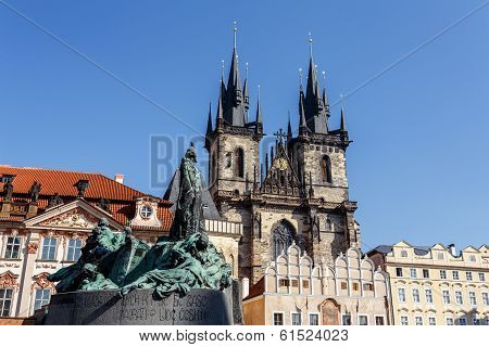Statue Of Jan Hus