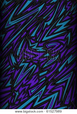 Abstract Background In Graffiti Style
