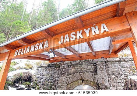 Entrance To The Belianska Cave