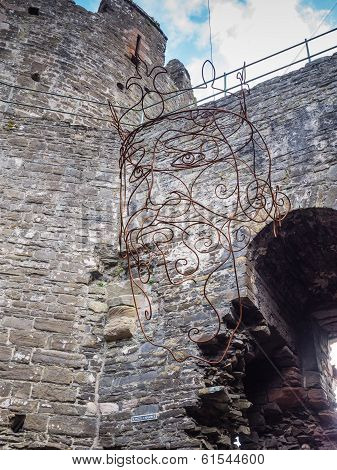 Image of King Edward I in Conwy Castle, Wales