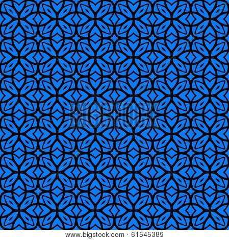 Vector art deco pattern with lacing shapes