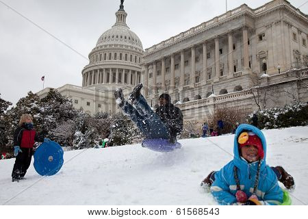 Us Capitol Snow Sled