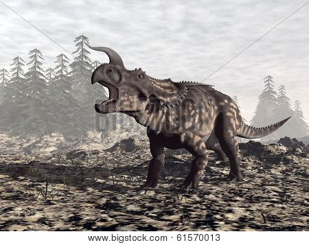 Einiosaurus dinosaur - 3D render