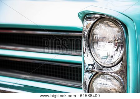 Vintage car headlight