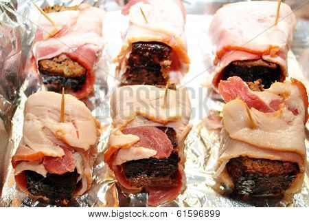 Bacon Wrapped Meatloaf Ready For The Oven