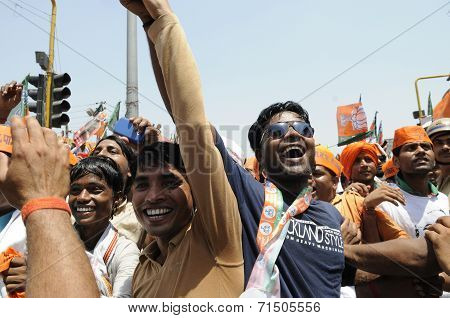 Modi mania in Varanasi.