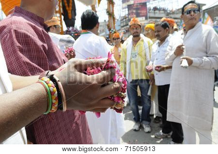 Modi mania in Varanasi.