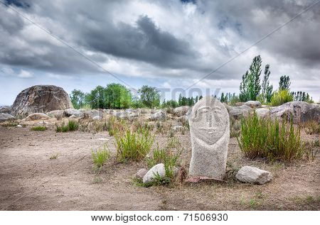 Balbal Statue In Kyrgyzstan