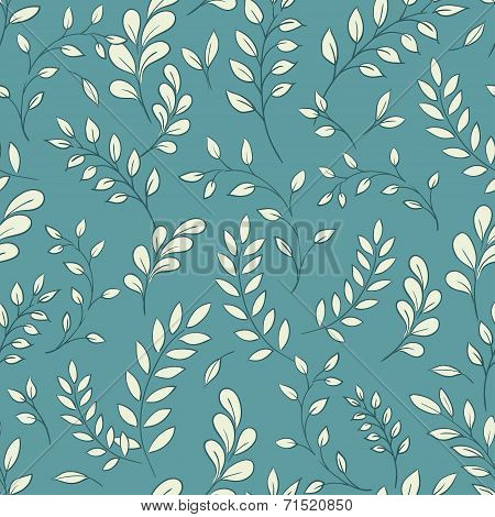 Seamless leaf pattern.