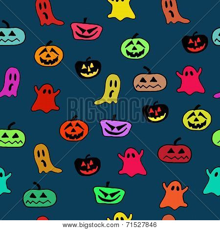 Halloween Seamless Pattern
