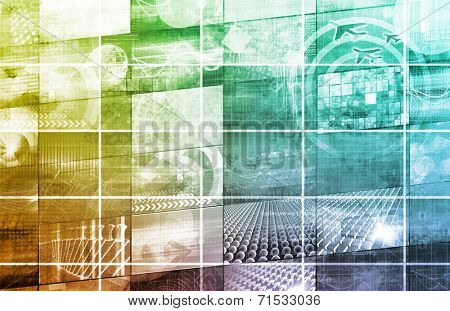 Data Network on a Corporate System as Art