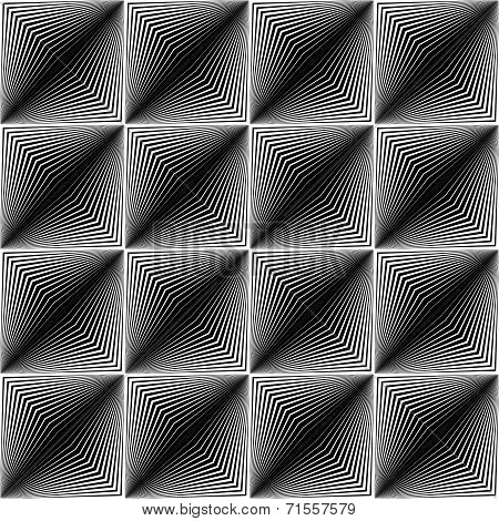 Design Seamless Square Trellised Pattern