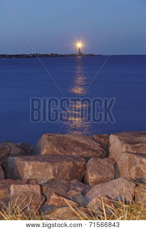 Skagen (denmark) - Lighthouse (grey Tower) Flashes