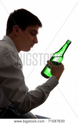 Teenager In Alcohol Addiction