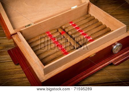 Cigars And Humidor