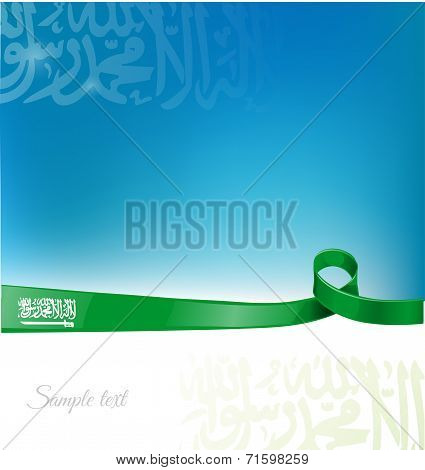 Saudi Arabia Flag Background