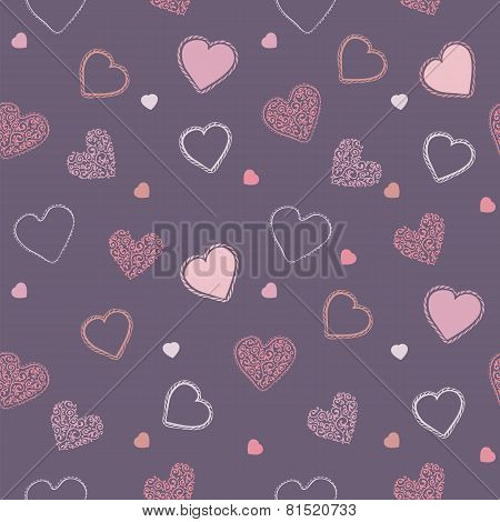 Valentine Blueberry Pattern