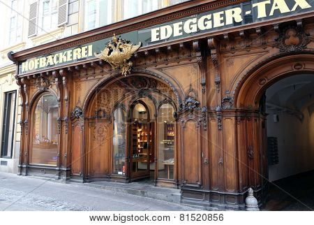 GRAZ, AUSTRIA - JANUARY 10, 2015: Tax Court Bakery in Graz, Styria, Austria on January 10, 2015.
