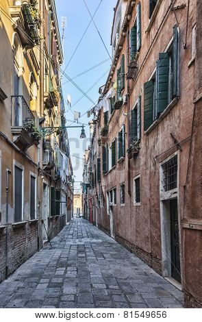 Narrow Venetian Street