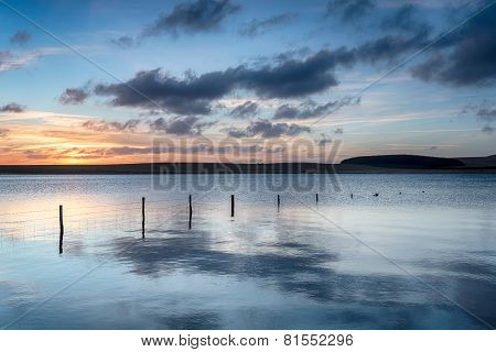 Crowdy Reservoir At Davidstow