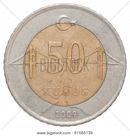 Turkish Kurus Coin