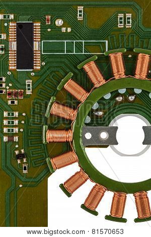 Electronic Circuit Board Of Stepper Motor