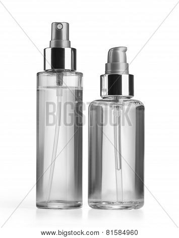 Two Cosmetics Bottle
