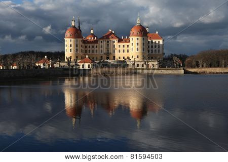 Moritzburg Castle near Dresden, Saxony, Germany.