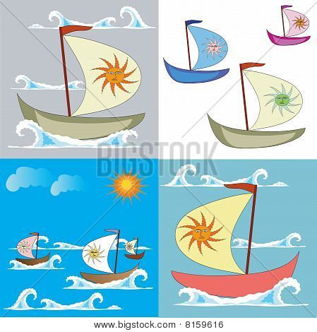 ชุดของพื้นผิวกับเรือ