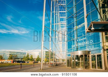 View of Sanoma House in HELSINKI, FINLAND