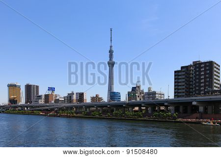 Tokyo skyline at daytime