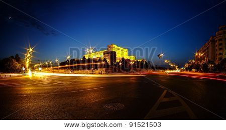 Parliament Palace In Bucharest