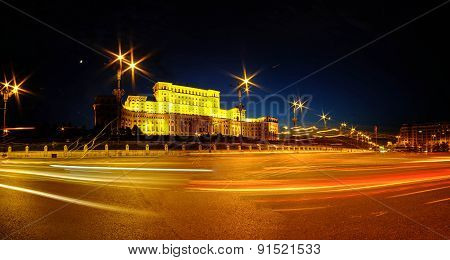 Parliament Palace In Bucharest