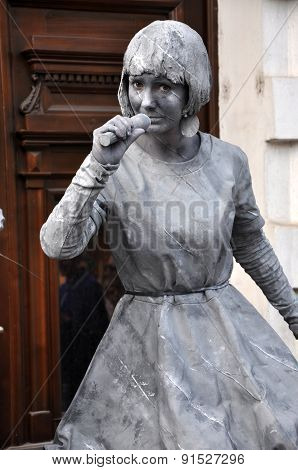 Beeldje Living Statues The World Champions Of Living Statues